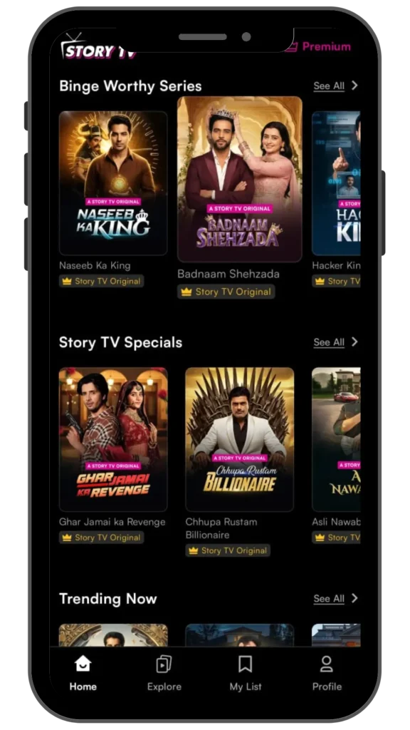 Key Features Of Story TV Shorts Dramas App